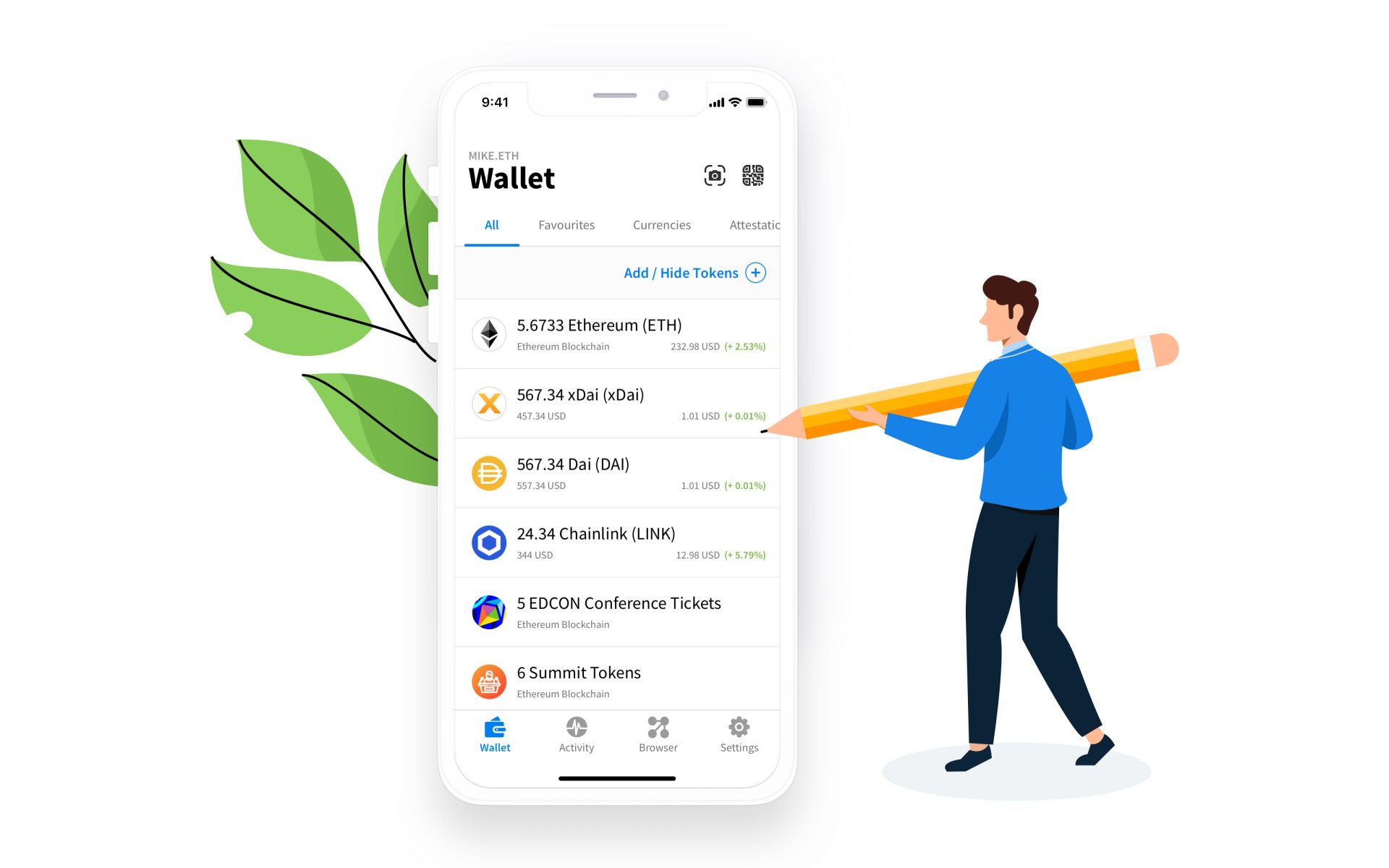 ERC20 Tokens Wallet APK (Android App) - Free Download