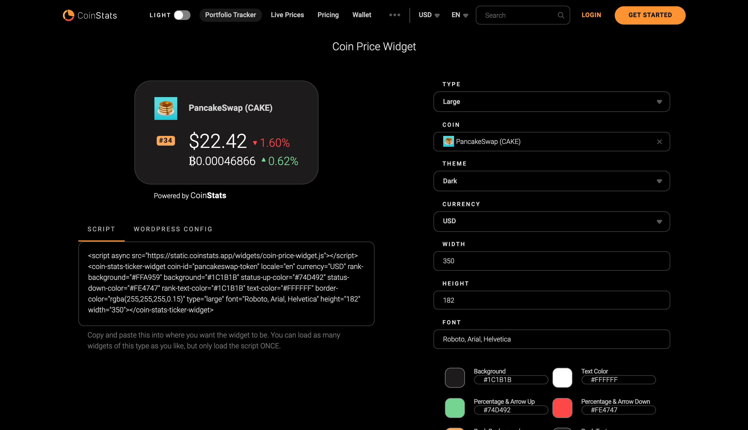 ‎Coin Stats Widget on the Mac App Store