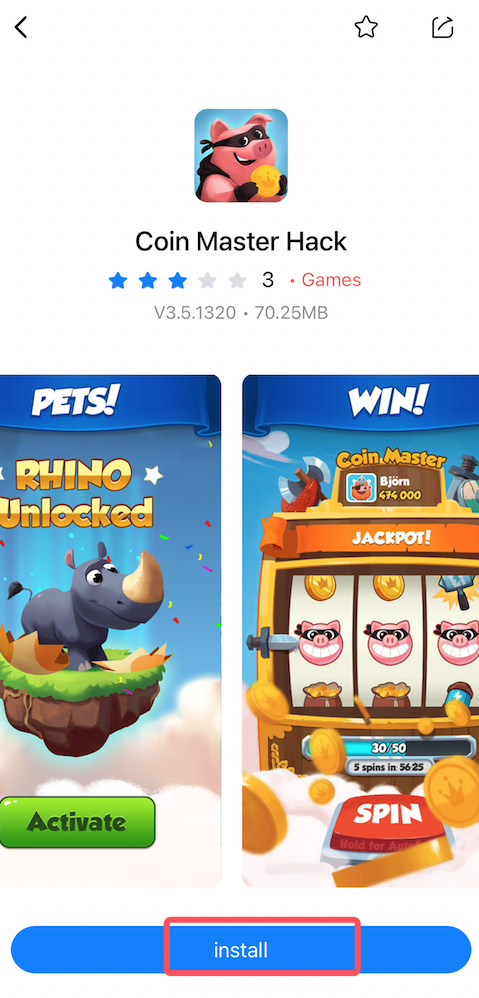 Coin Master Mod iOS Full Unlocked Working Free Download - G|F