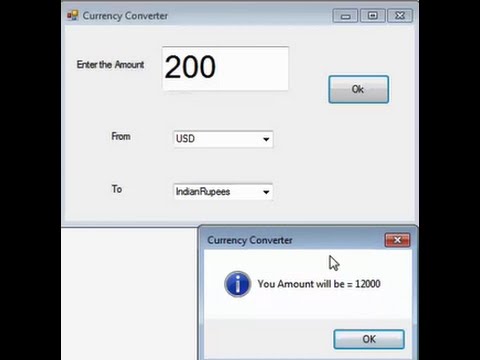 C# .NET Sample Code for Currency Conversion | Currency Converter API