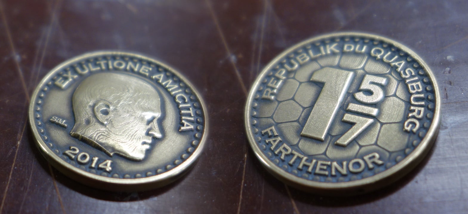 Stunning custom metal printed coins for Decor and Souvenirs - cryptolive.fun