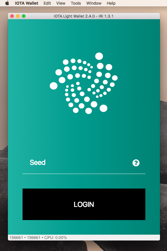 Download Wallet and Login · IOTA Guide and FAQ