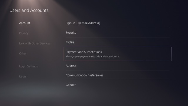 PSLS Help Desk - PS4 Payment Methods