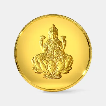 MMTC-PAMP Lakshmi Gold Coin of 8 Grams 24 Karat in Purity / Fineness in Certi Card