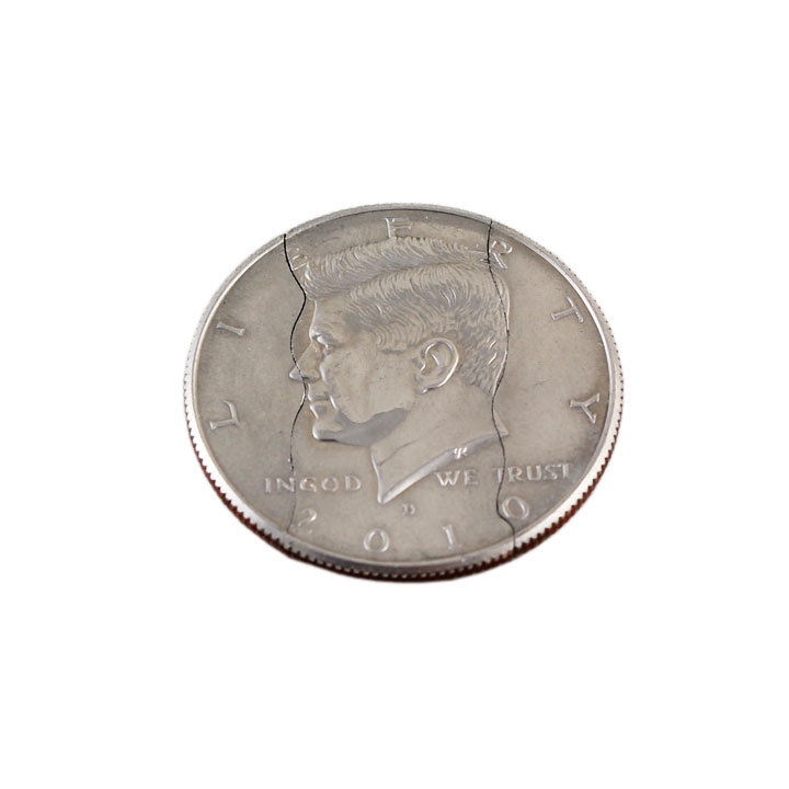 Folding Coin Half Dollar Size Wavy Cut – Magic Shop San Diego