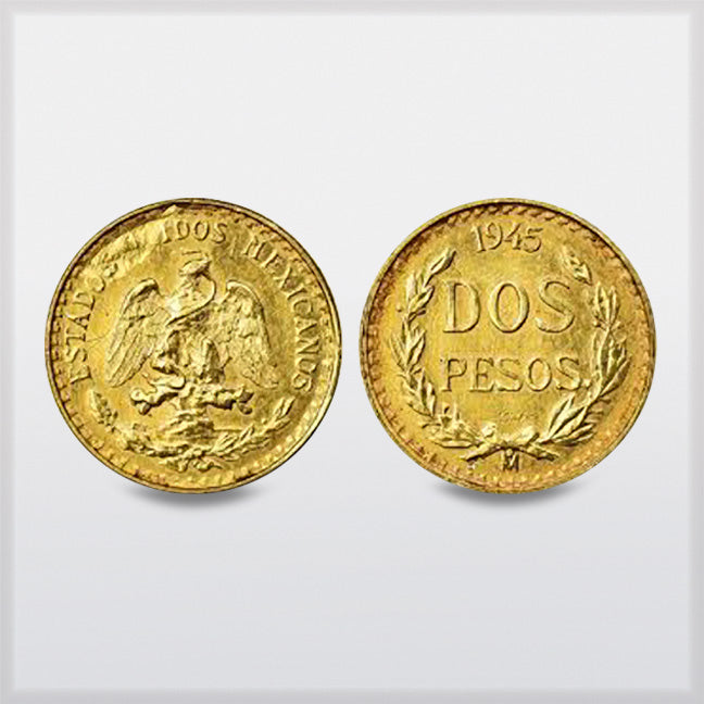 Buy Mexican Medio Y Dos Pesos Gold Coin