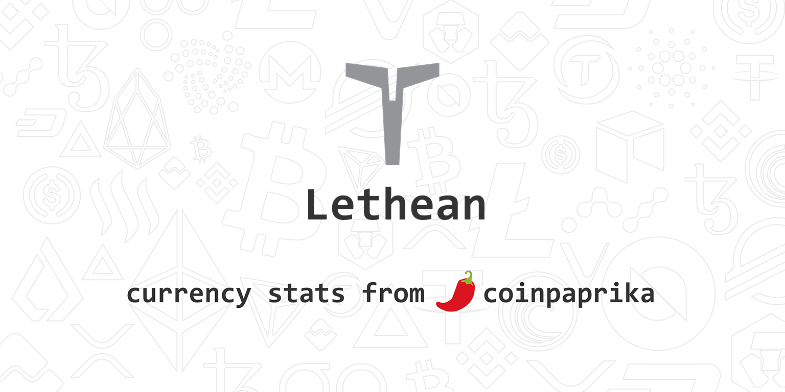 Lethean price today, (LTHN) exchange, live marketcap, chart, info | cryptolive.fun