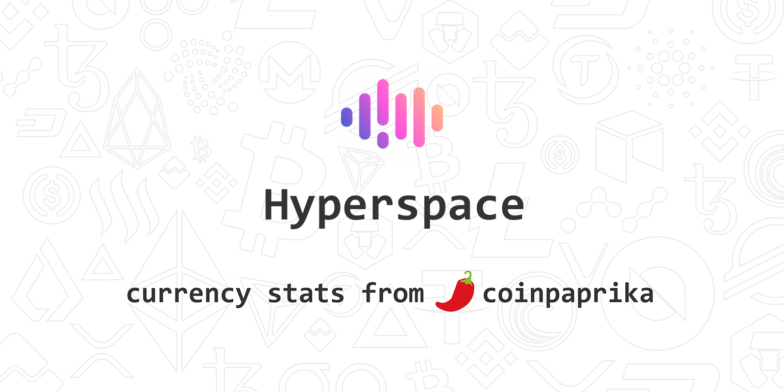 Hyperspace Price Today - XSC Price Chart & Market Cap | CoinCodex