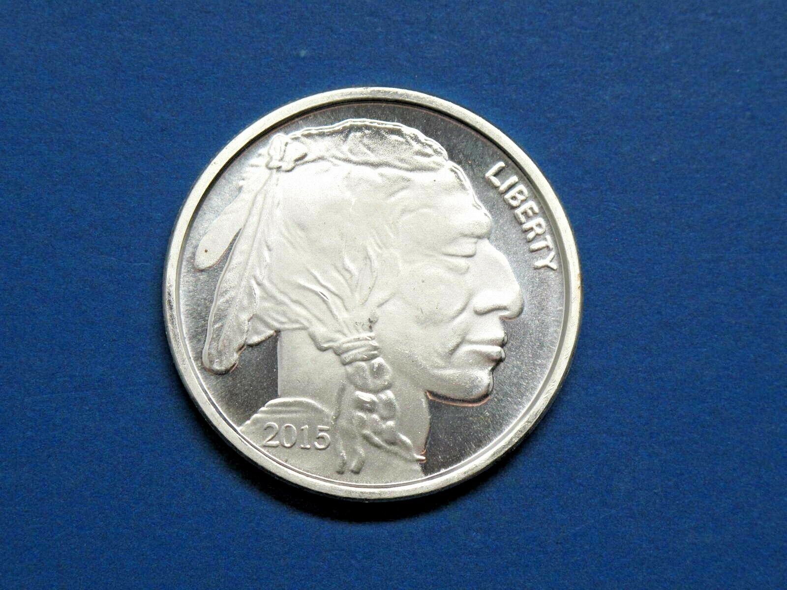 1OZ SILVER BUFFALO Round Bullion Fine- Indian Head USA. In Capsule. $ - PicClick AU