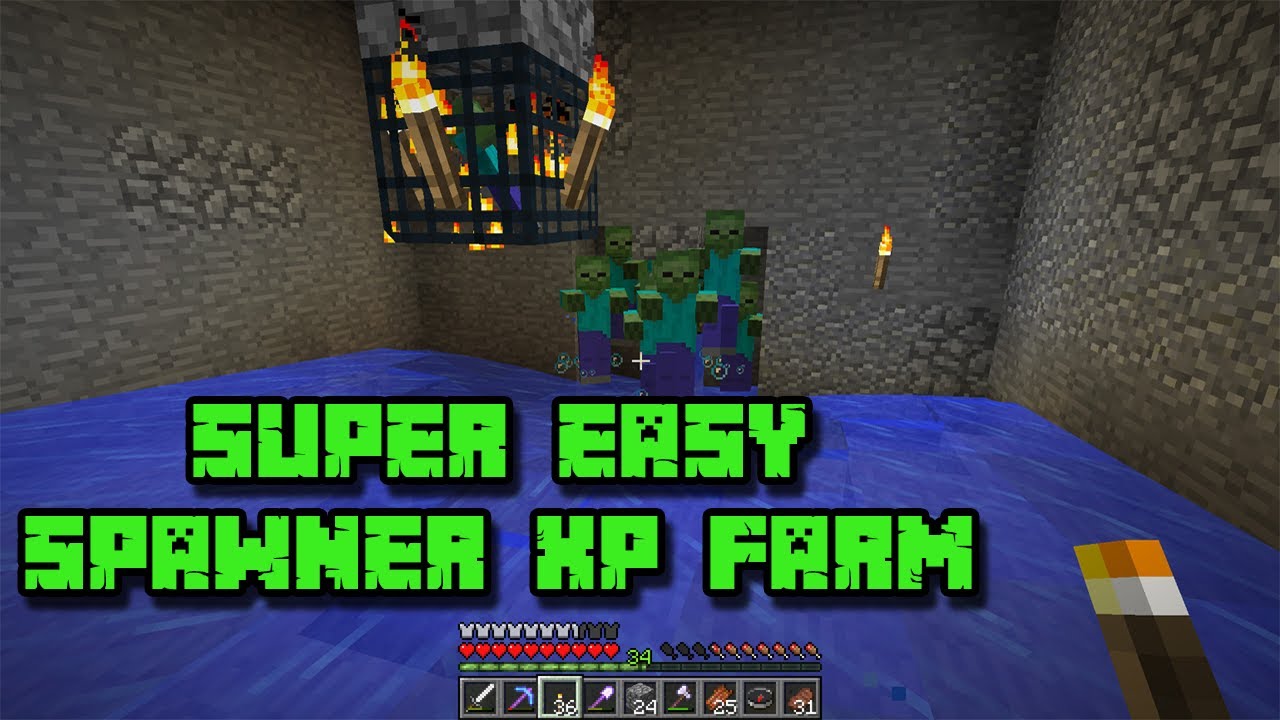 Minecraft ZOMBIE XP Farm Tutorial! #shorts | Minecraft, Anime wallpaper phone, Zombie farm
