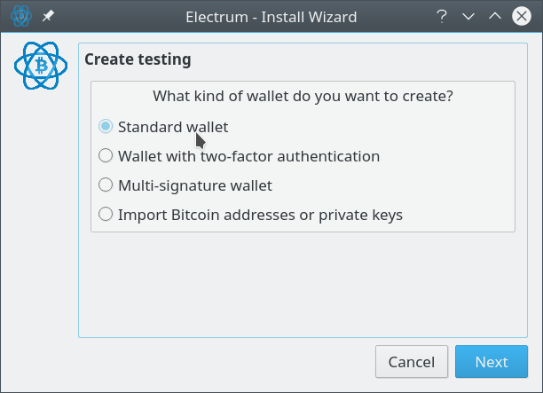 Electrum Bitcoin Wallet