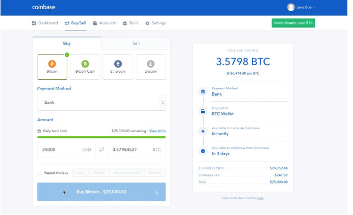 Coinbase: Review of the most famous Criptocurrency Exchange