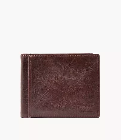 FOSSIL Ingram Bifold With Flip ID Brown | Buy bags, purses & accessories online | modeherz