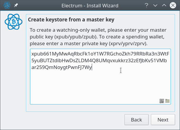 Creating a watch-only wallet – Bitcoin Electrum