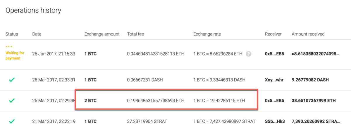 Swap Bitcoin with Ledger