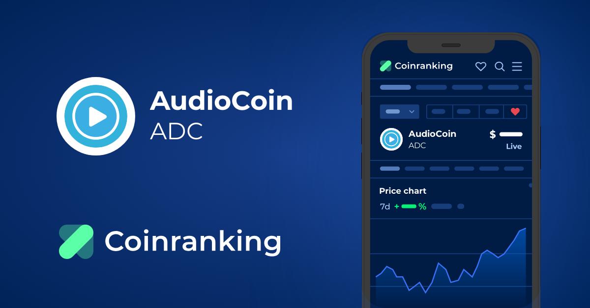 AudioCoin price today, ADC to USD live price, marketcap and chart | CoinMarketCap