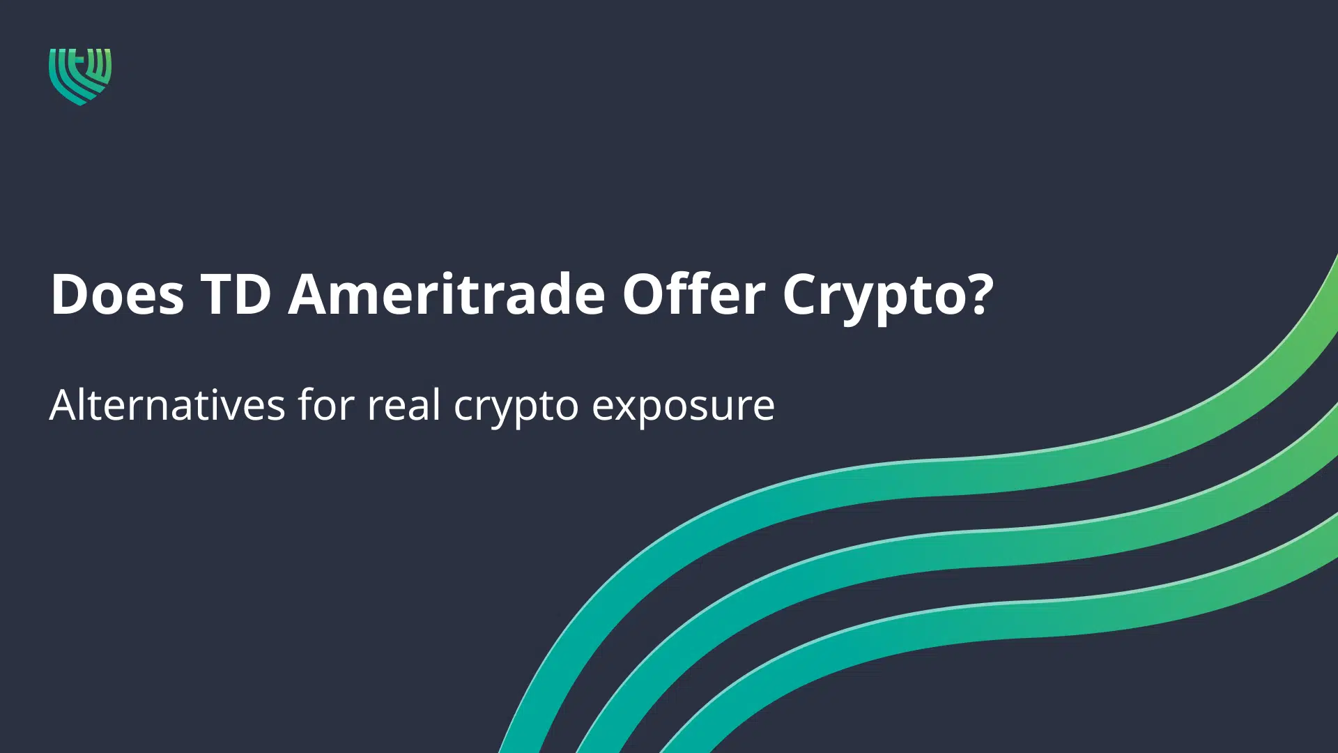 TD Ameritrade Invests in Crypto Exchange ErisX