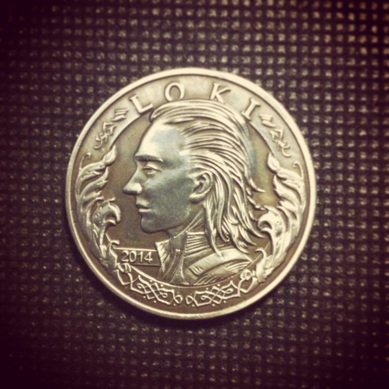 Norse God Loki 2oz Silver Coin