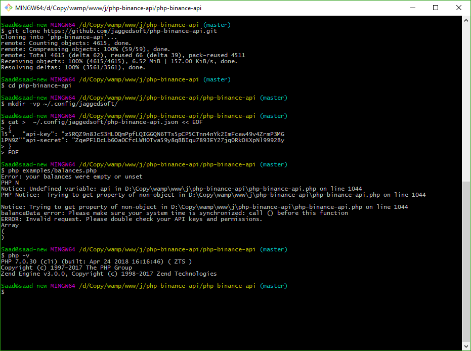 How to use the php api? - Spot/Margin API - Binance Developer Community