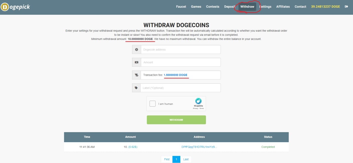 Dogecoin Faucets: Accumulative and With Instant Withdrawal - Coin Post