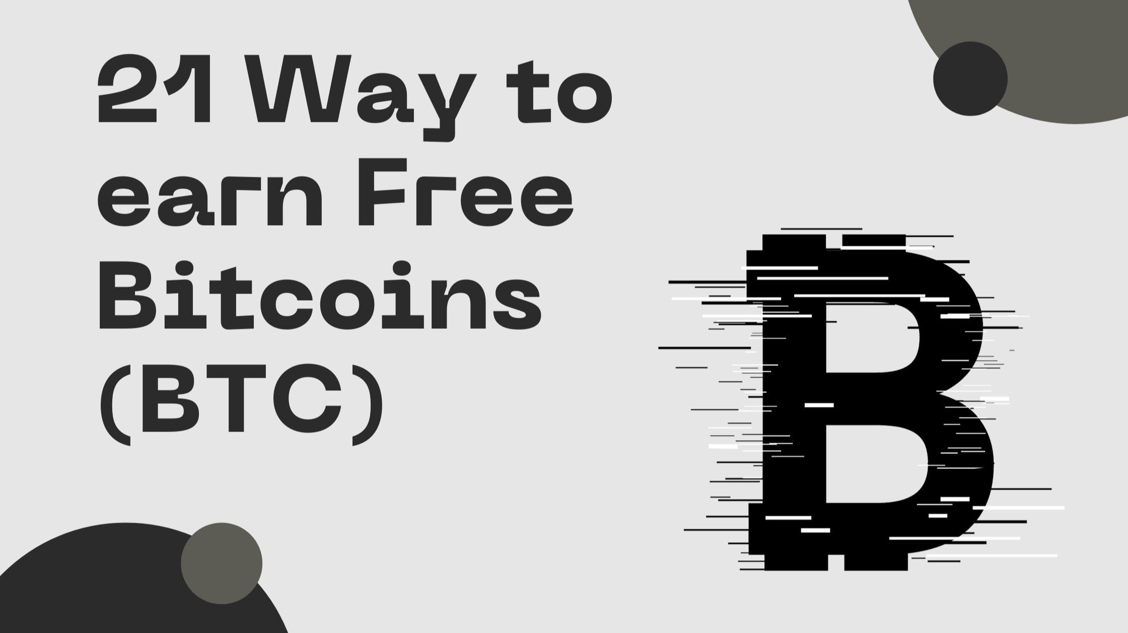 Earn Bitcoin For Free in - CoinCodeCap