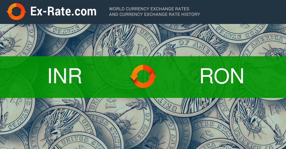 Convert 1 RON to INR - Romanian Leu to Indian Rupee Currency Converter