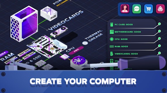 PC Creator 2 - Computer Tycoon Unlimited Money MOD APK