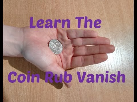 Learn An Easy Coin Trick - Elbow Coin Vanish- Easy Magic Trick