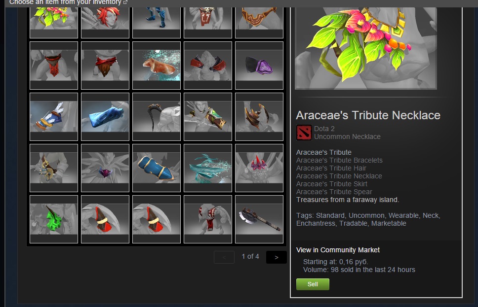 Sell Dota2 Skins for Real Money