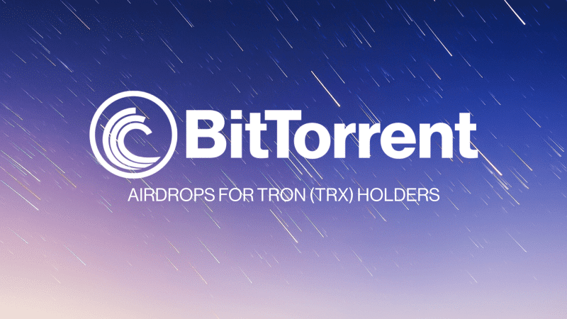 BitTorrent Airdrop - Claim free BTT tokens with cryptolive.fun