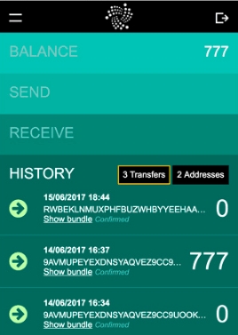 IOTAWALLET - Clean & simple iota android & ios wallet