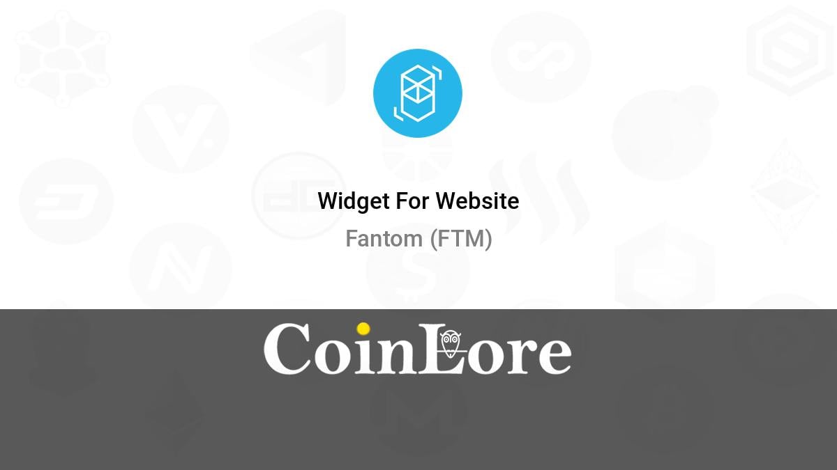 FANTOM (FTM) - Price Chart and ICO Overview | ICOmarks