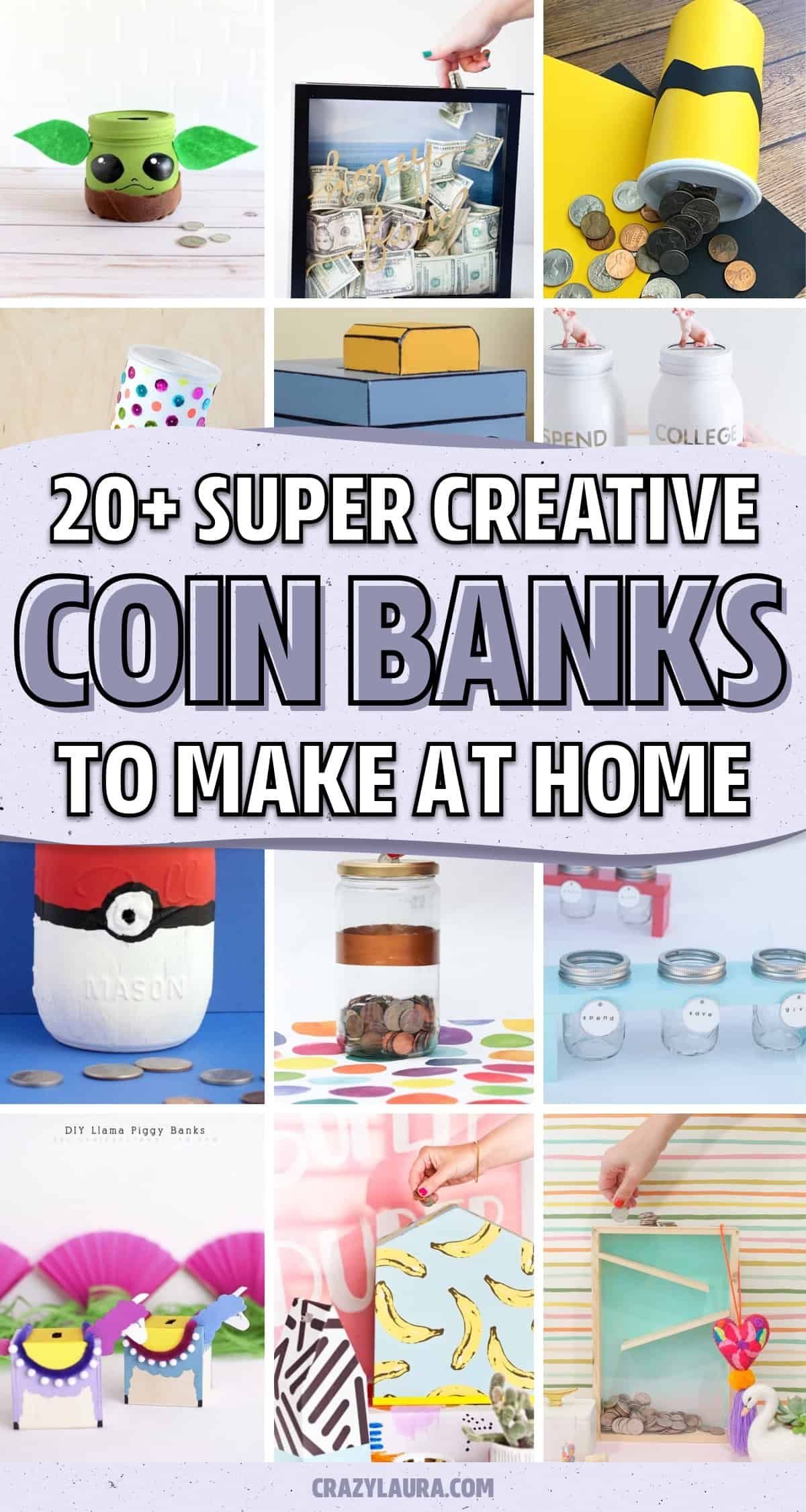 Five DIY Coin Bank Ideas — Idea Digezt