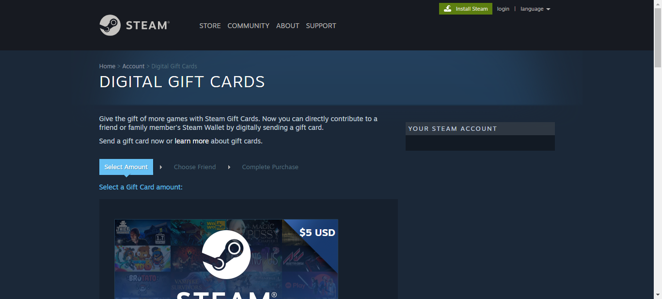 Get Cash for your STEAM Gift cards - Gameflip