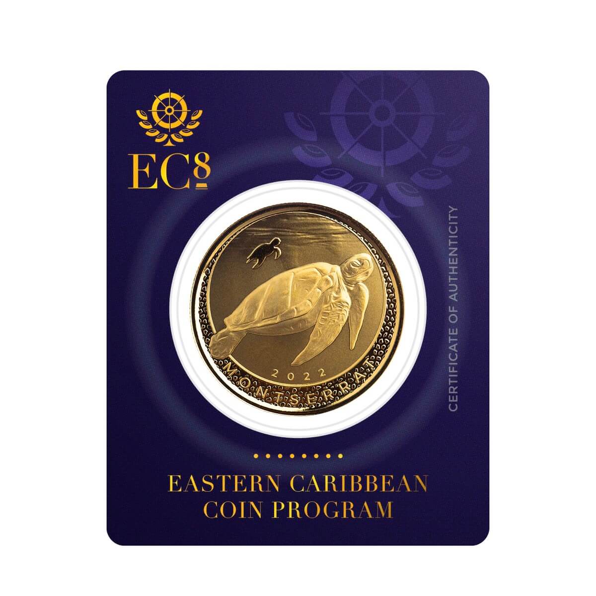 Pacific Ocean - Gold Coins (Country) - Gold