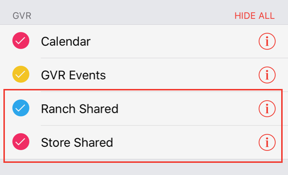 Open a shared calendar in Outlook for iOS - GCIT