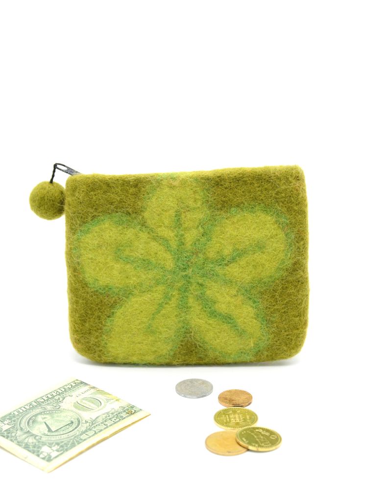 Purse - Mushroom (Green) | Tara Treasures