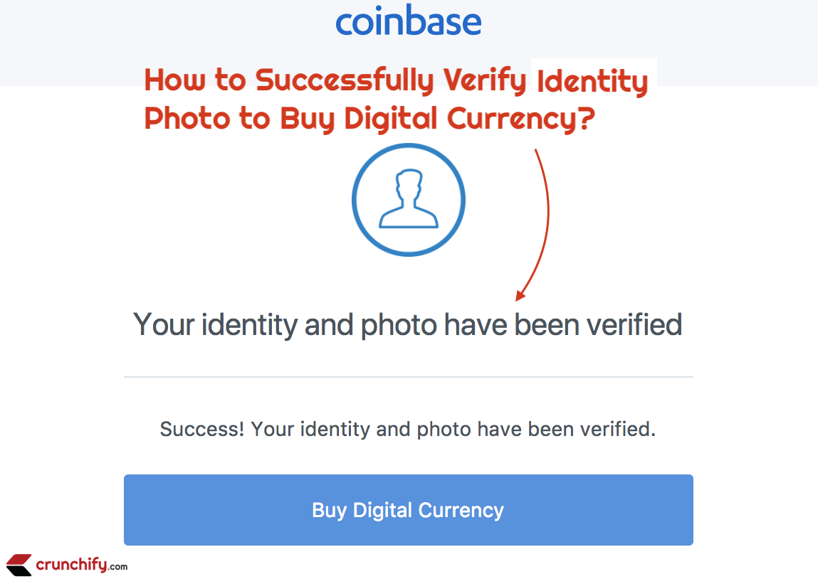 Coinbase Desk - Coinbase identity verification