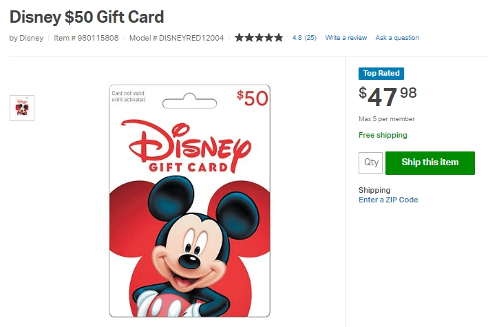 Money Saving Tips for Discount Disney Gift Cards - Disney Tourist Blog