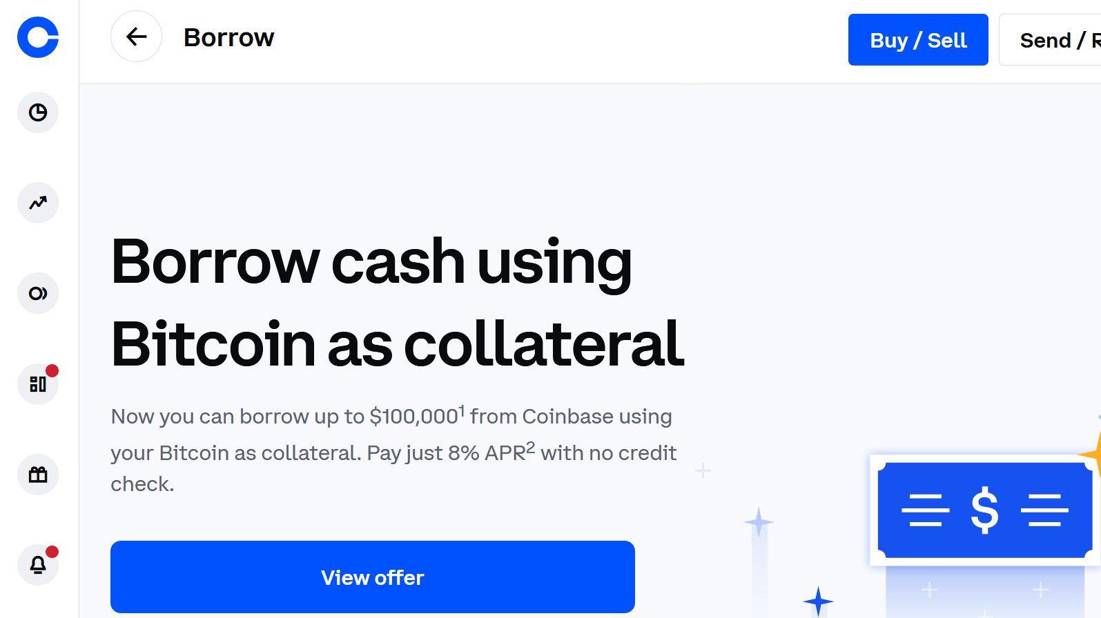 Coinbase launches crypto lending platform