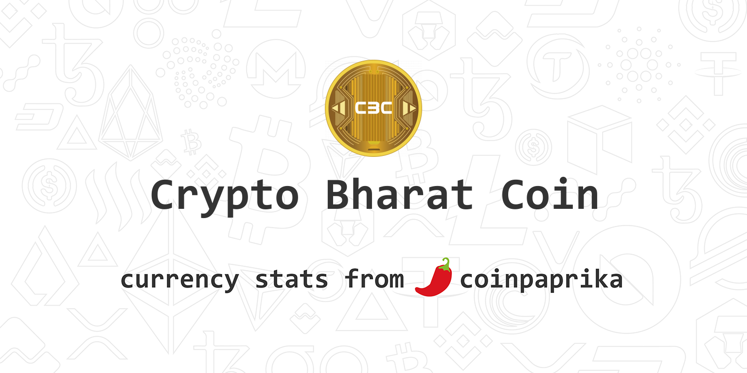 CryptoBharatCoin (CBC): Ratings & Details | CryptoTotem