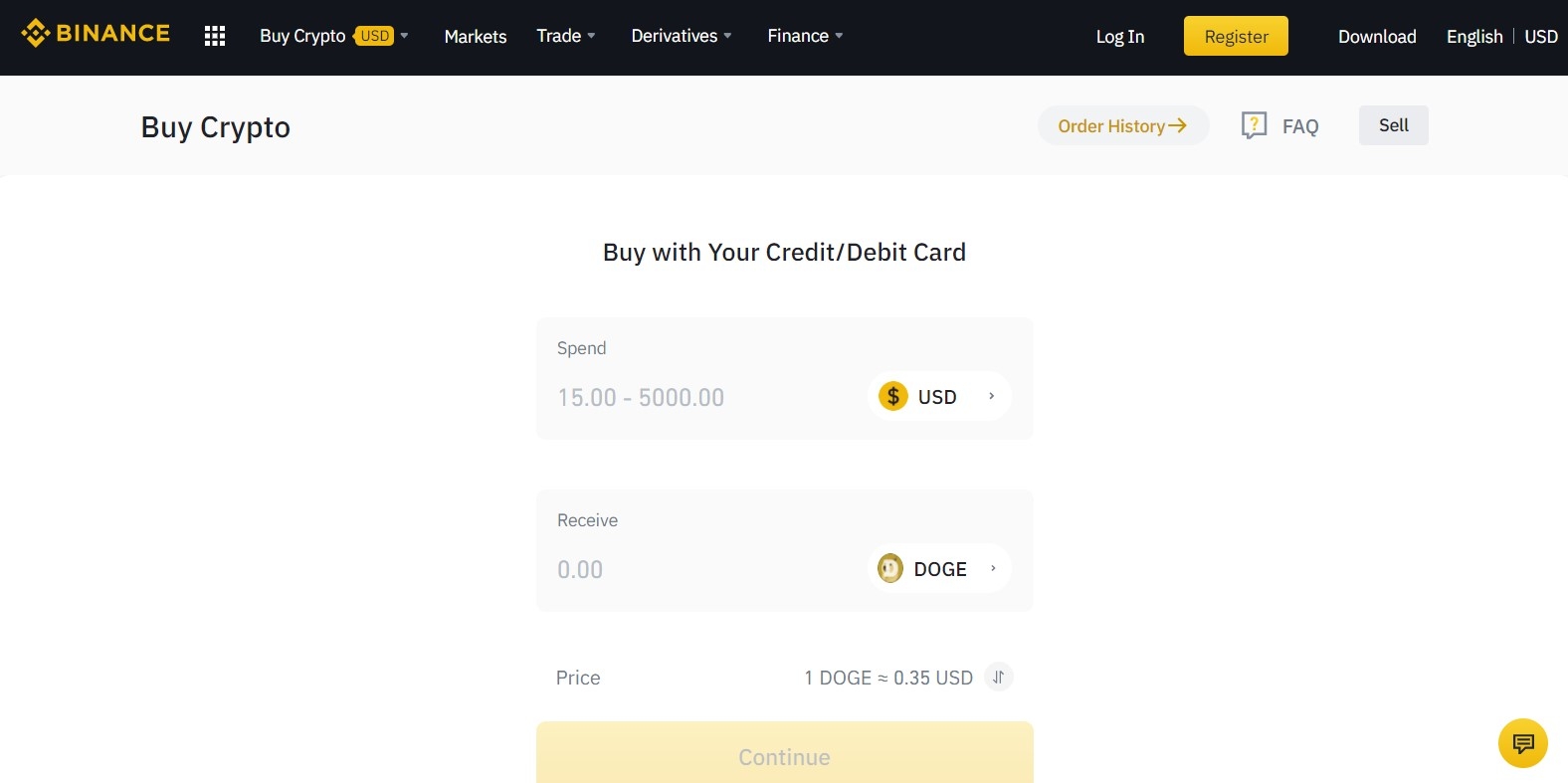 Buy Dogecoin with Credit or Debit Card | Buy DOGE Instantly