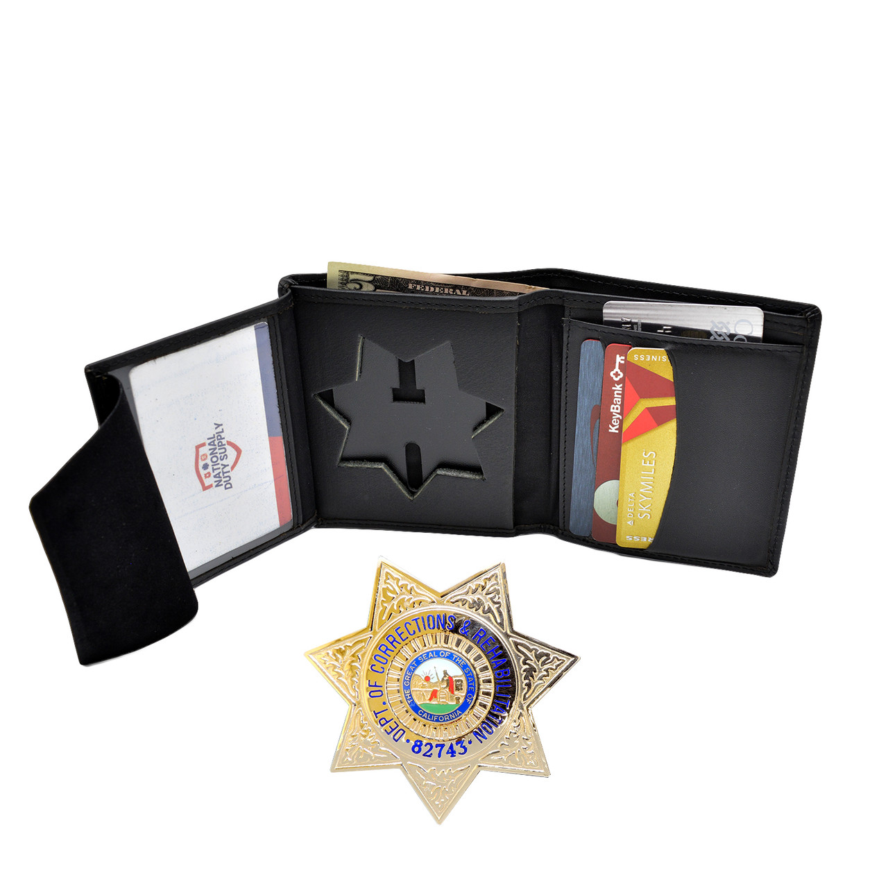 Perfect Fit Wallet - Recessed Badge Wallet - NYE Uniform