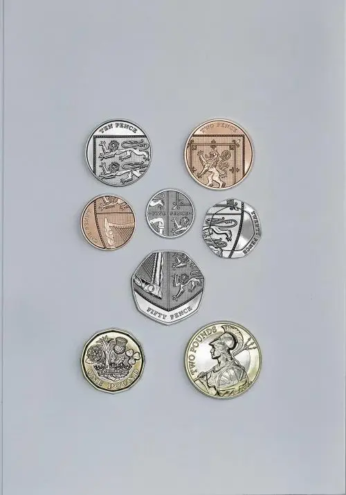 Baby Coins - CuNi AlBr UNC Six Coin Set