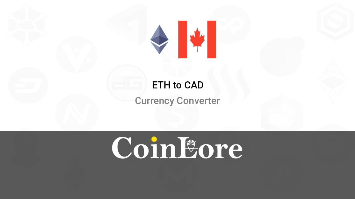 Ethereum CAD (ETH-CAD) Price, Value, News & History - Yahoo Finance