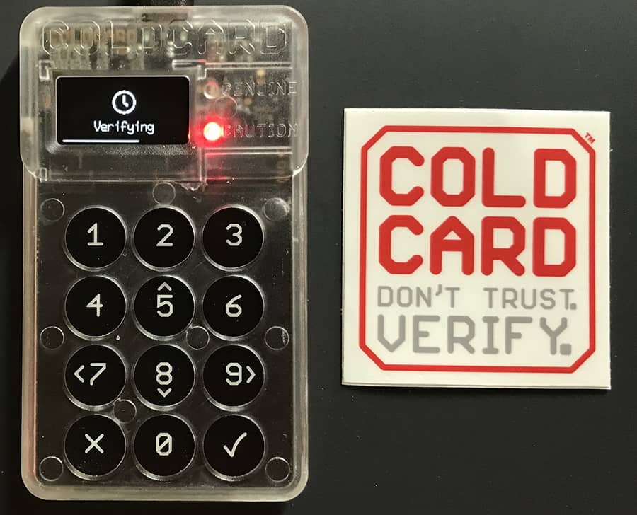 Coldcard MK4 | Free UK Next-day Delivery