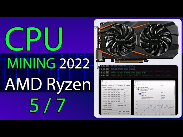 AMD Ryzen5 CPU in mining. Hashrate, overclock