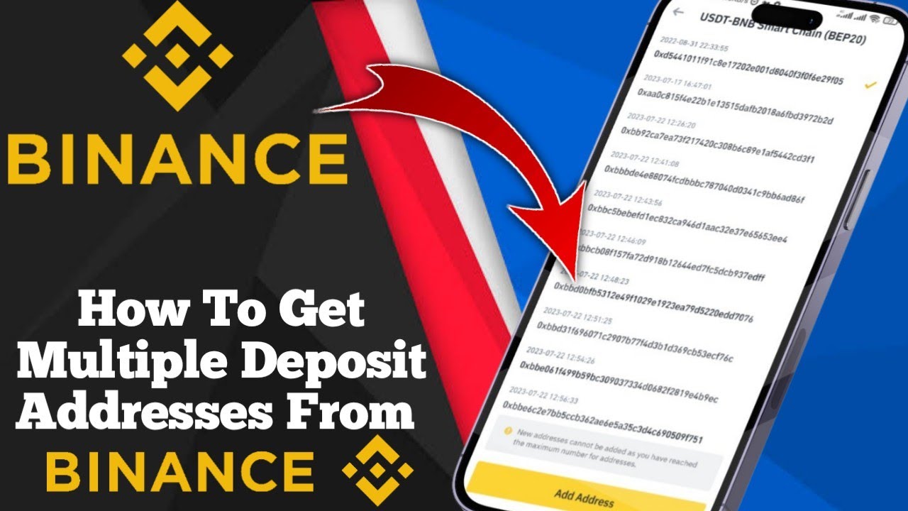 Binance Debuts New Feature To Allow Users Create Multiple Deposit Addresses | cryptolive.fun