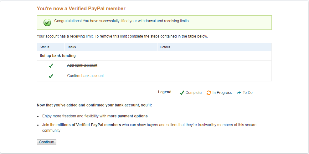 Sending and Withdrawal limits. reduce them for acc - PayPal Community