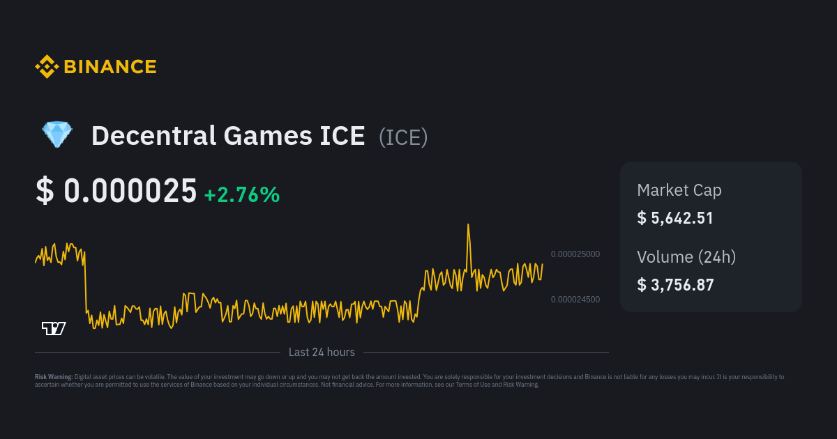 Ice: The Decentralized Future